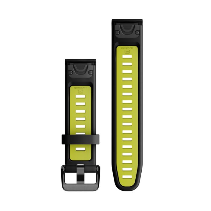Garmin Unisex Tilbehør til ure/armbånd QuickFit® 20 Strap (Silicone) Sort