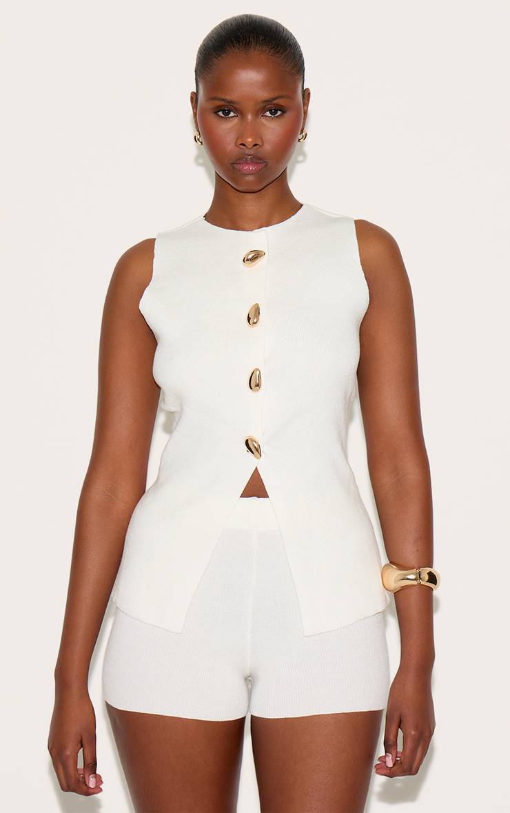 Short Mini En Maille Compacte