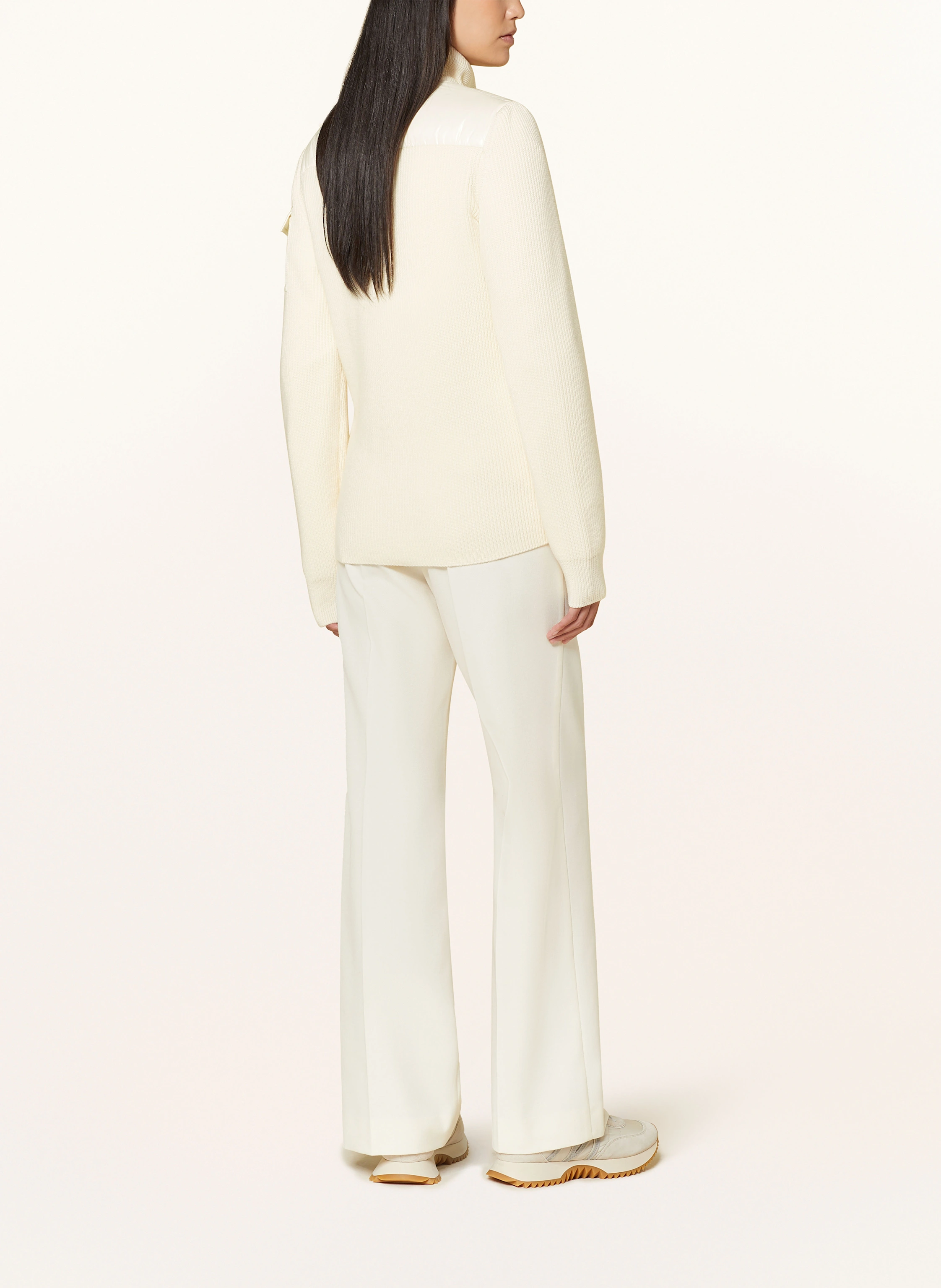 MONCLER Strickjacke im Materialmix