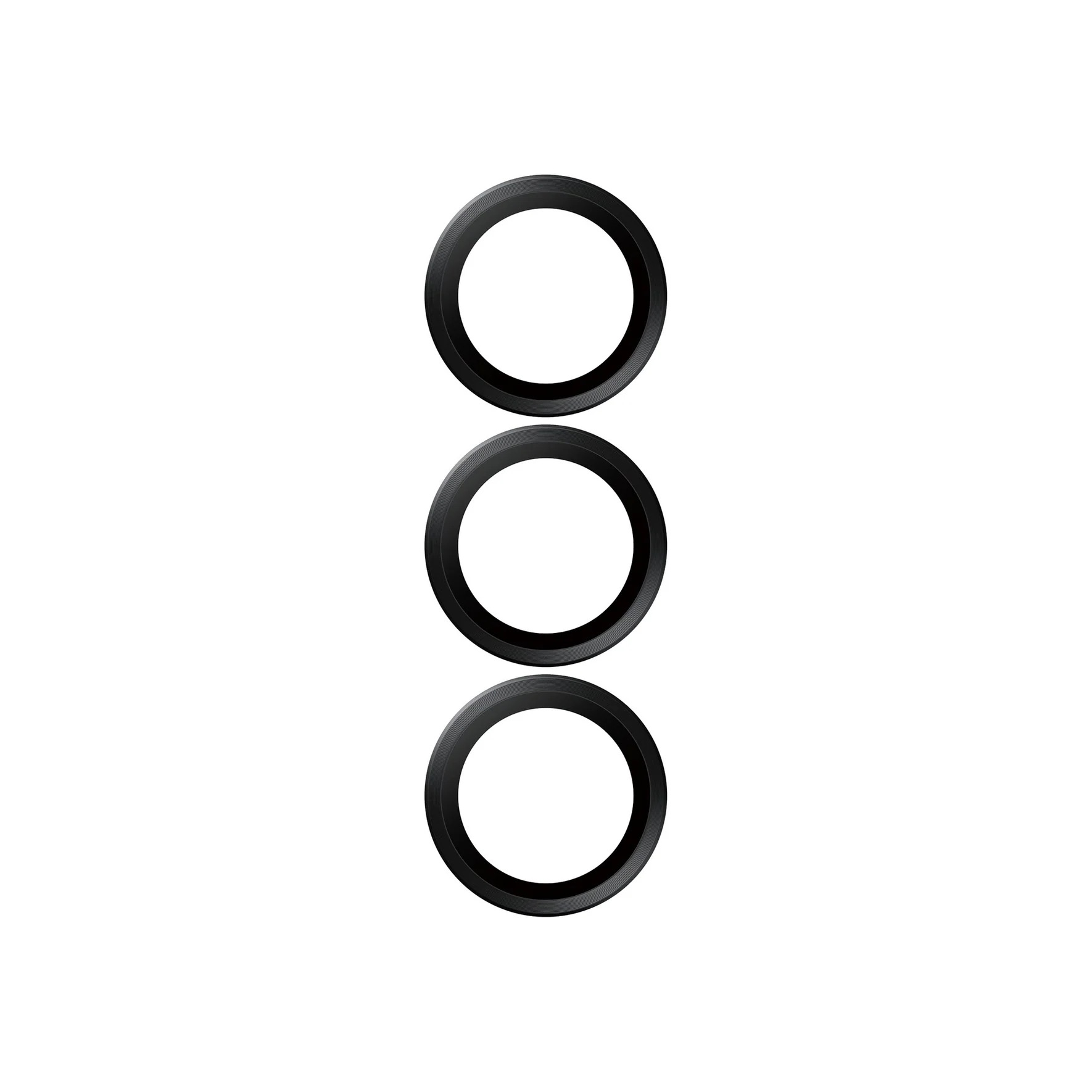 Hoops Samsung Galaxy S25 Kameraschutz Objektiv Ring Protector Abdeckung (PGRHOBLG38388) - Schwarz
