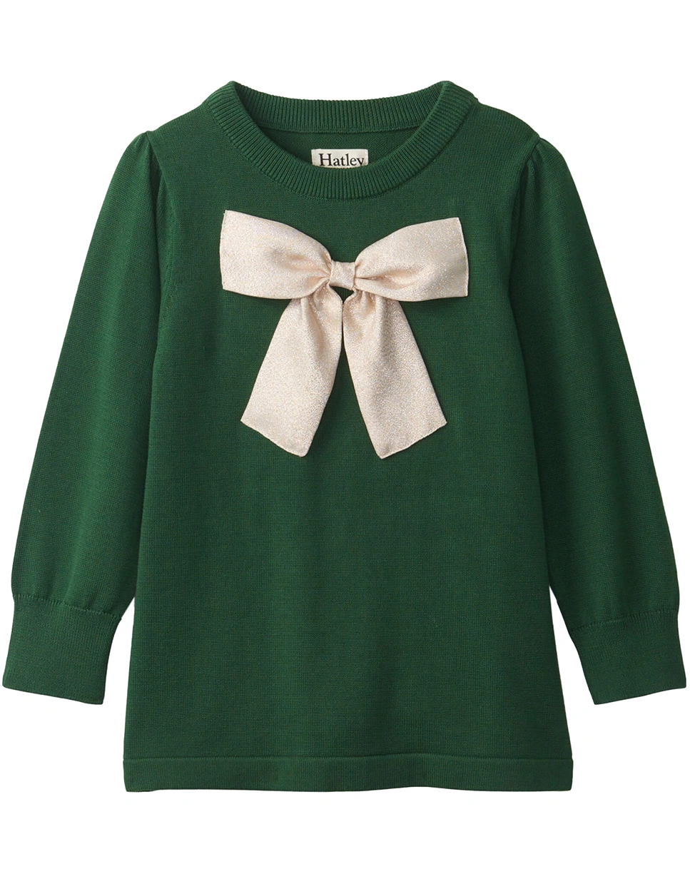 Sweatshirt GOLDEN BOW in grün