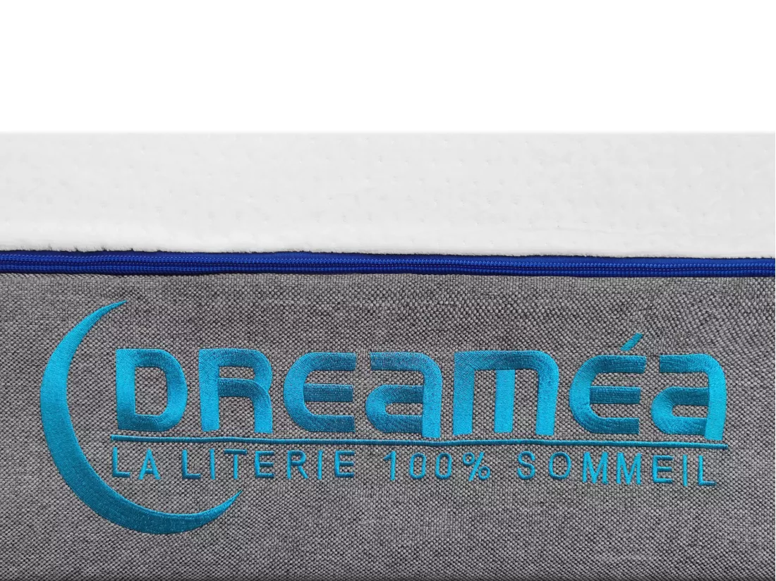 Lit électrique de relaxation tout plots + matelas mémoire de forme - 2 x 70 x 190 cm - Noir - HESIODE III de YSMÉE