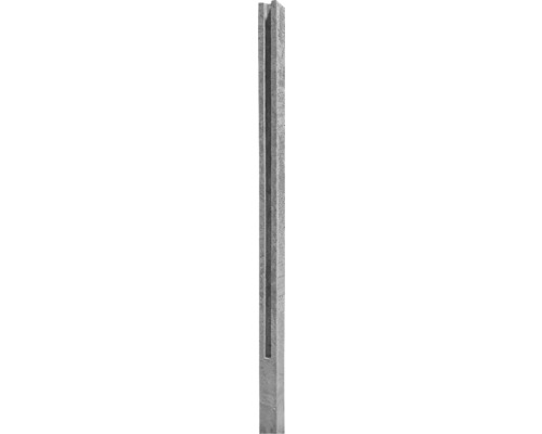 Tussenpaal standaard, enkelzijdig, 231/290 x 11 x 11 cm, grijs