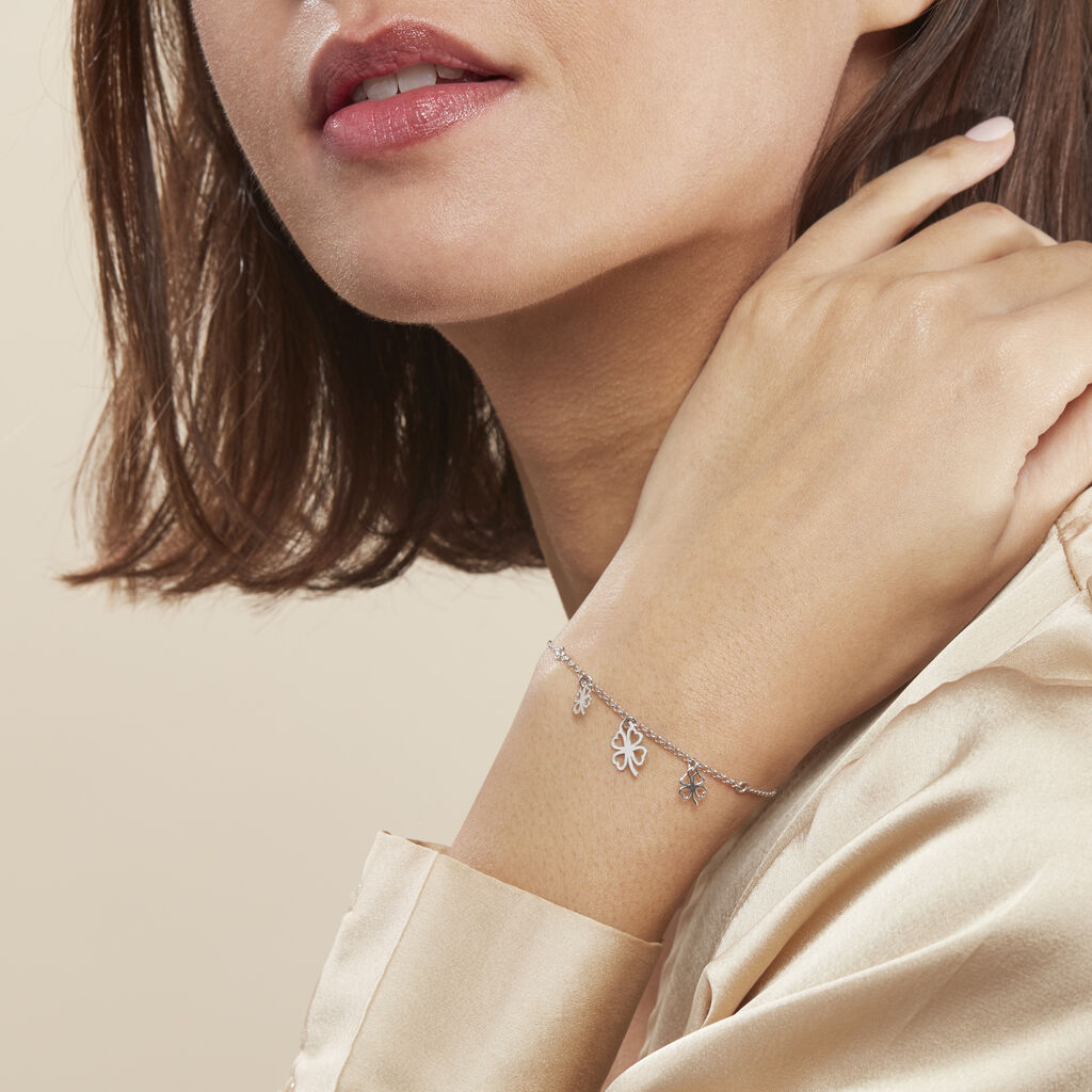 Bracelet Nedira Argent Blanc