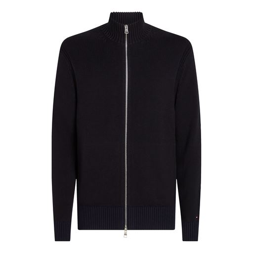 Tommy Hilfiger Mouline Zip Thru Striktrøje, Desert Sky/Aegean Sea, XXL
