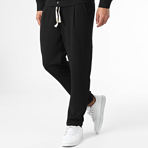 Ensemble Chemise Manches Longues Et Pantalon Noir
