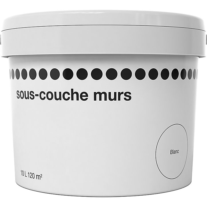 Sous-couche blanche pour plaques de plâtre blanc 10 L