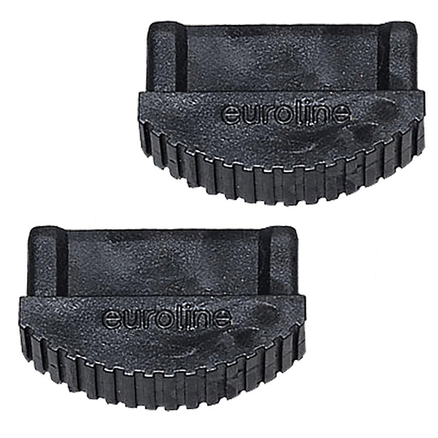 Euroline Premium Laddervoet Zwart 94x25mm Paar