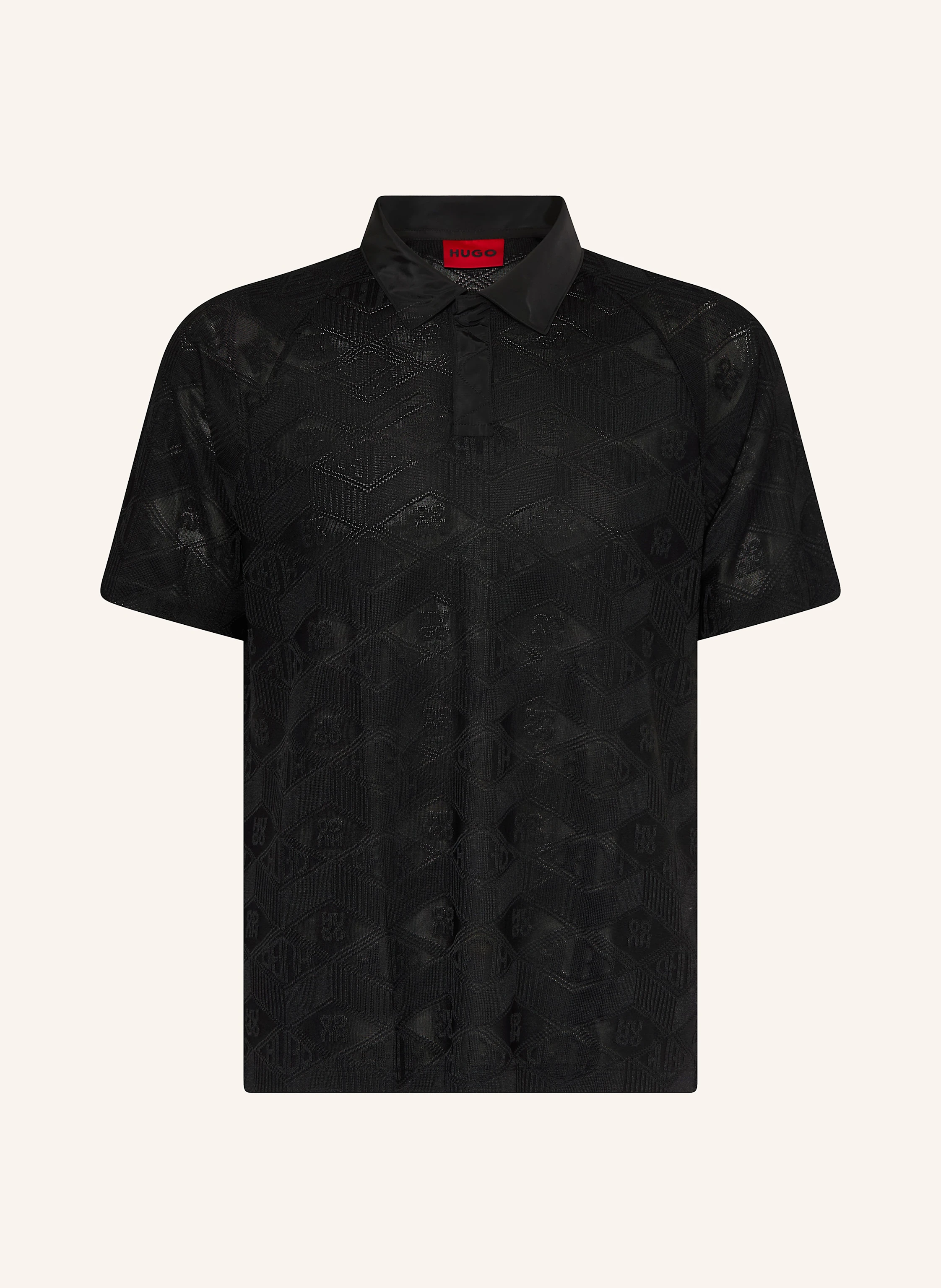 HUGO Strick-Poloshirt DOMPOLI