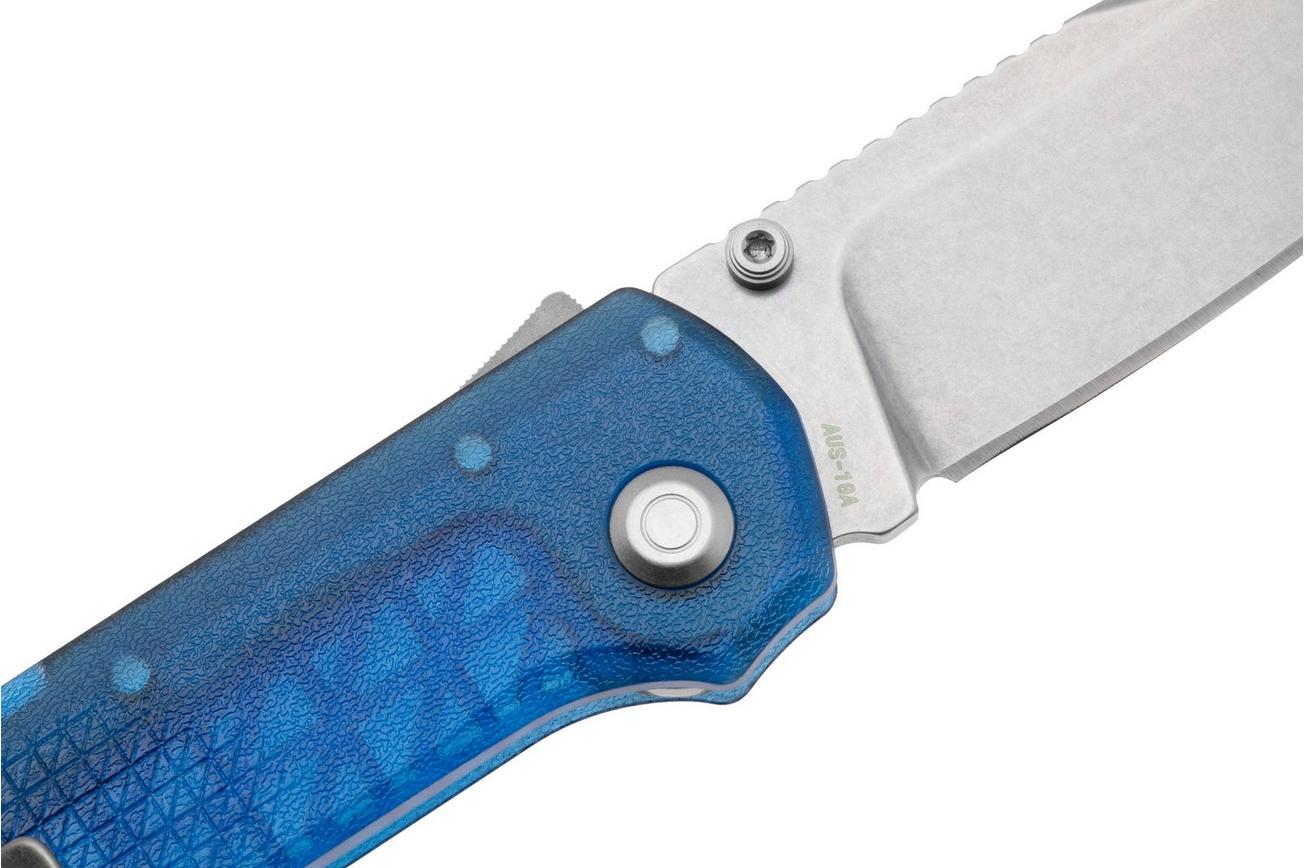 Flytanium Arcade Lite FLY-1395BS, Stonewashed AUS-10A, Blue Polycarbonate, zakmes