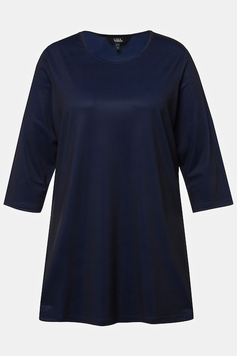 Longshirt, Ringmuster, Rundhals, 3/4-Arm