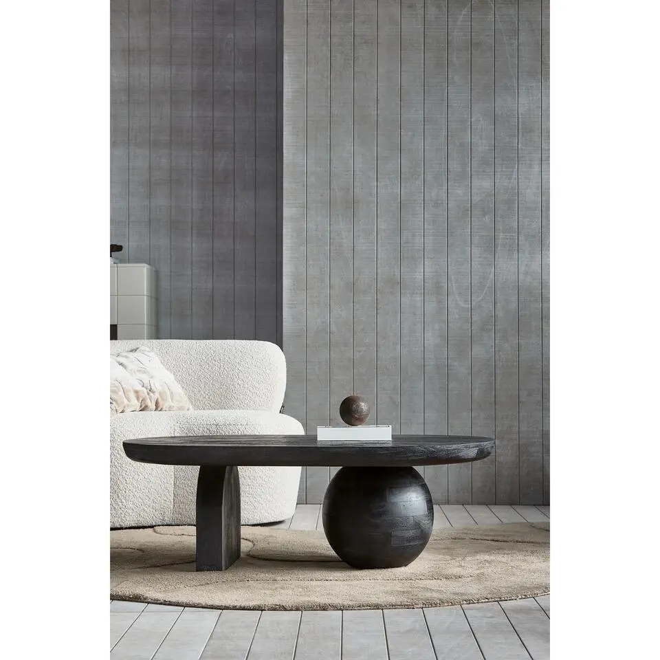WOOOD Alya Vloerkleed - Polyester - Bruin - 1x170x240