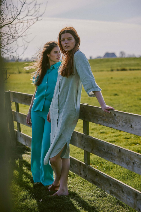 Zusss blauwe dames jurk