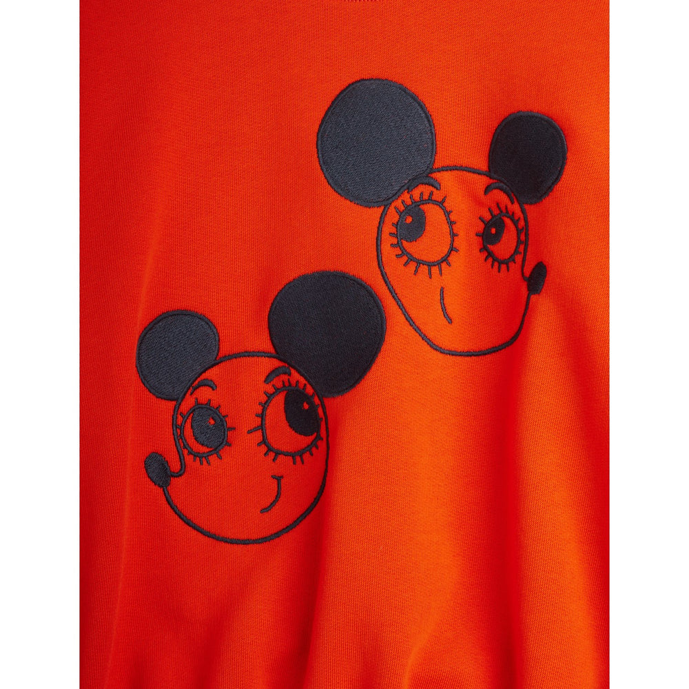 Køb Mini Rodini Red Ritzratz Emb Sweatshirt