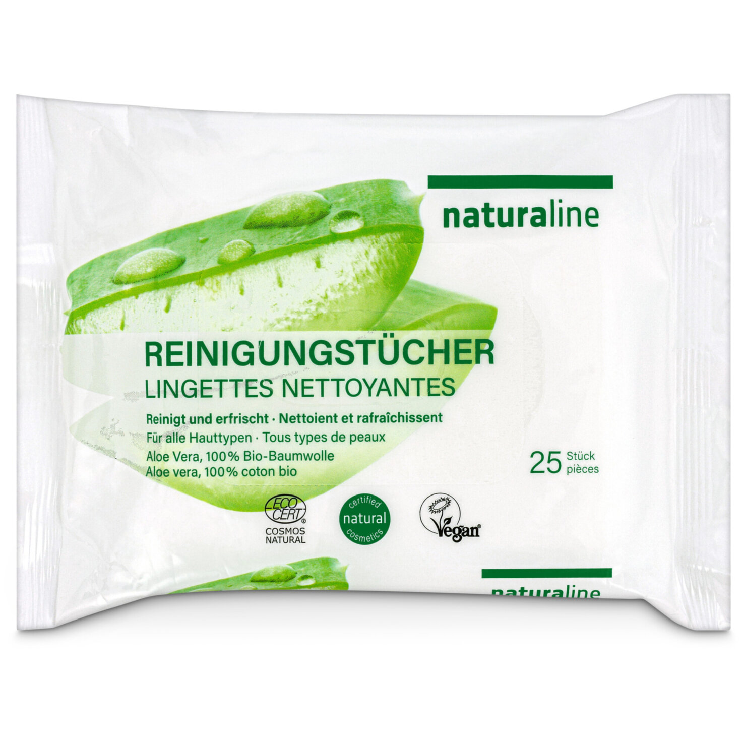 Naturaline Reinigungstücher 25 Stück