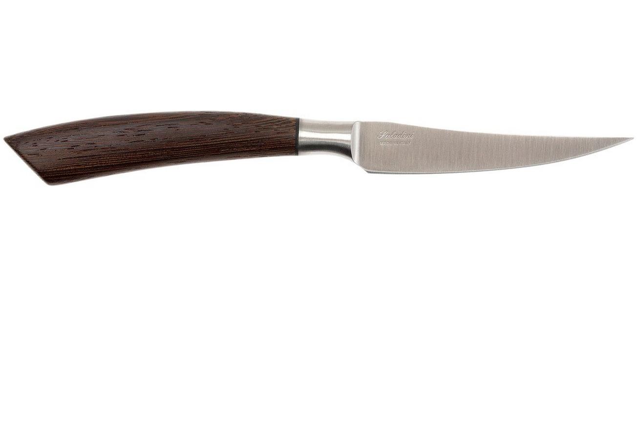 Saladini 6-delige steakmessenset 23 cm, wengé