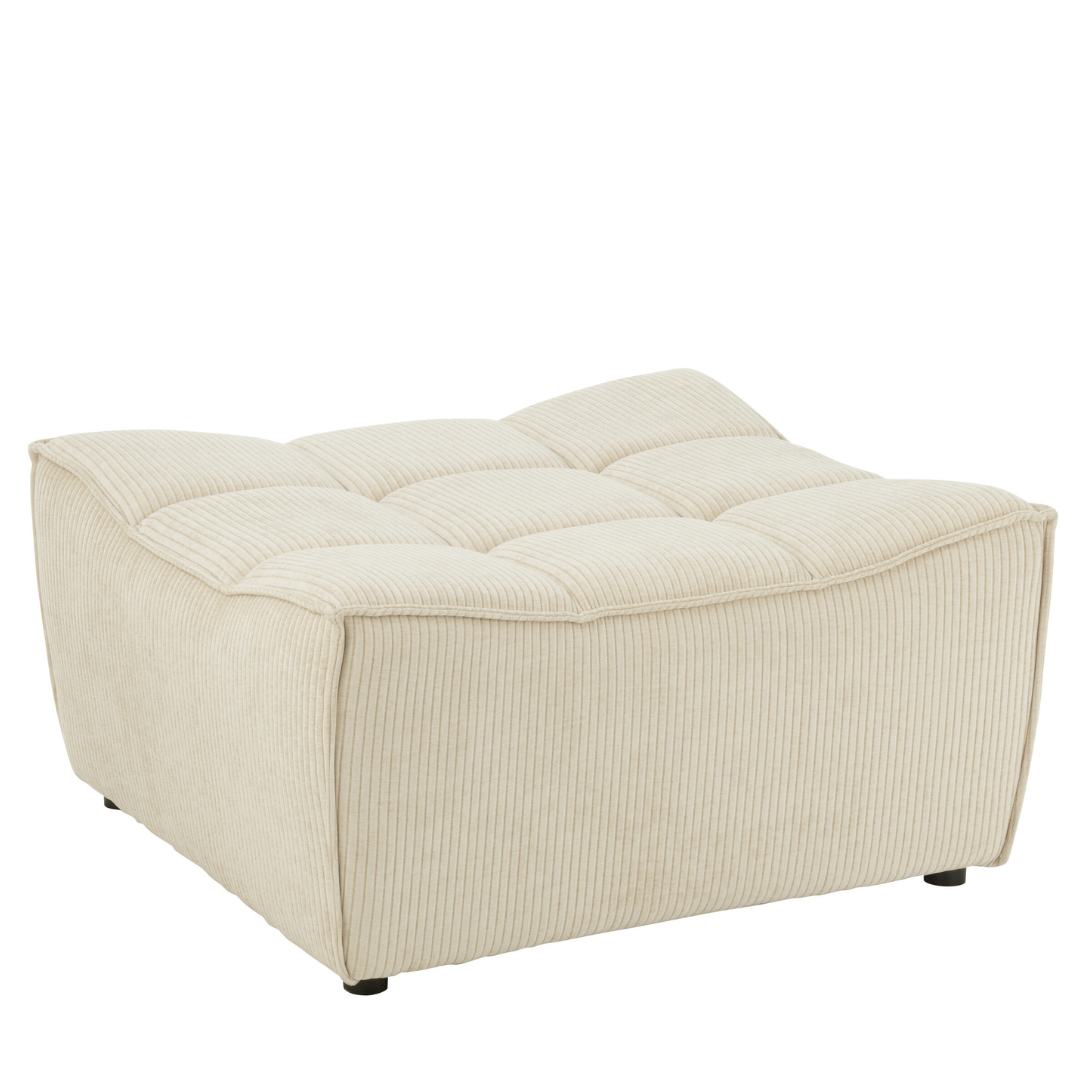 Poef Grid Beige