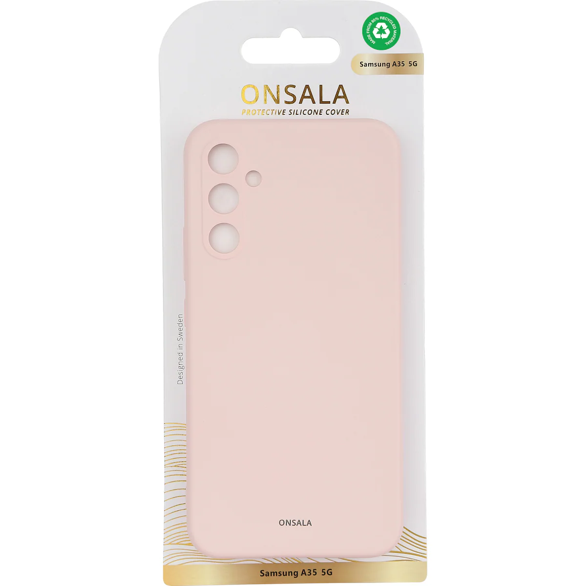 Onsala Samsung Galaxy A35 5G silikondeksel (rosa)