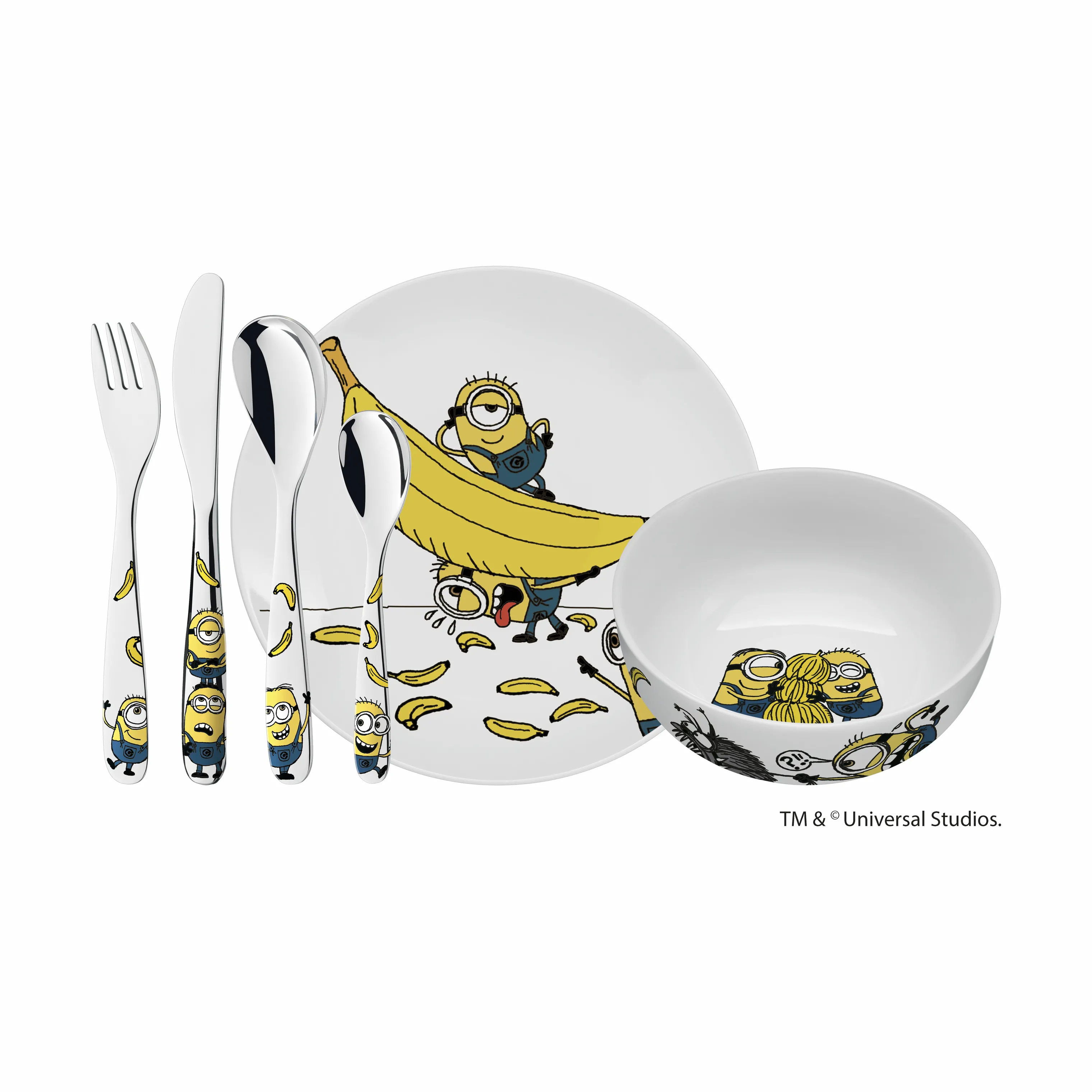 WMF Børnebestiksæt Minions - 6 dele