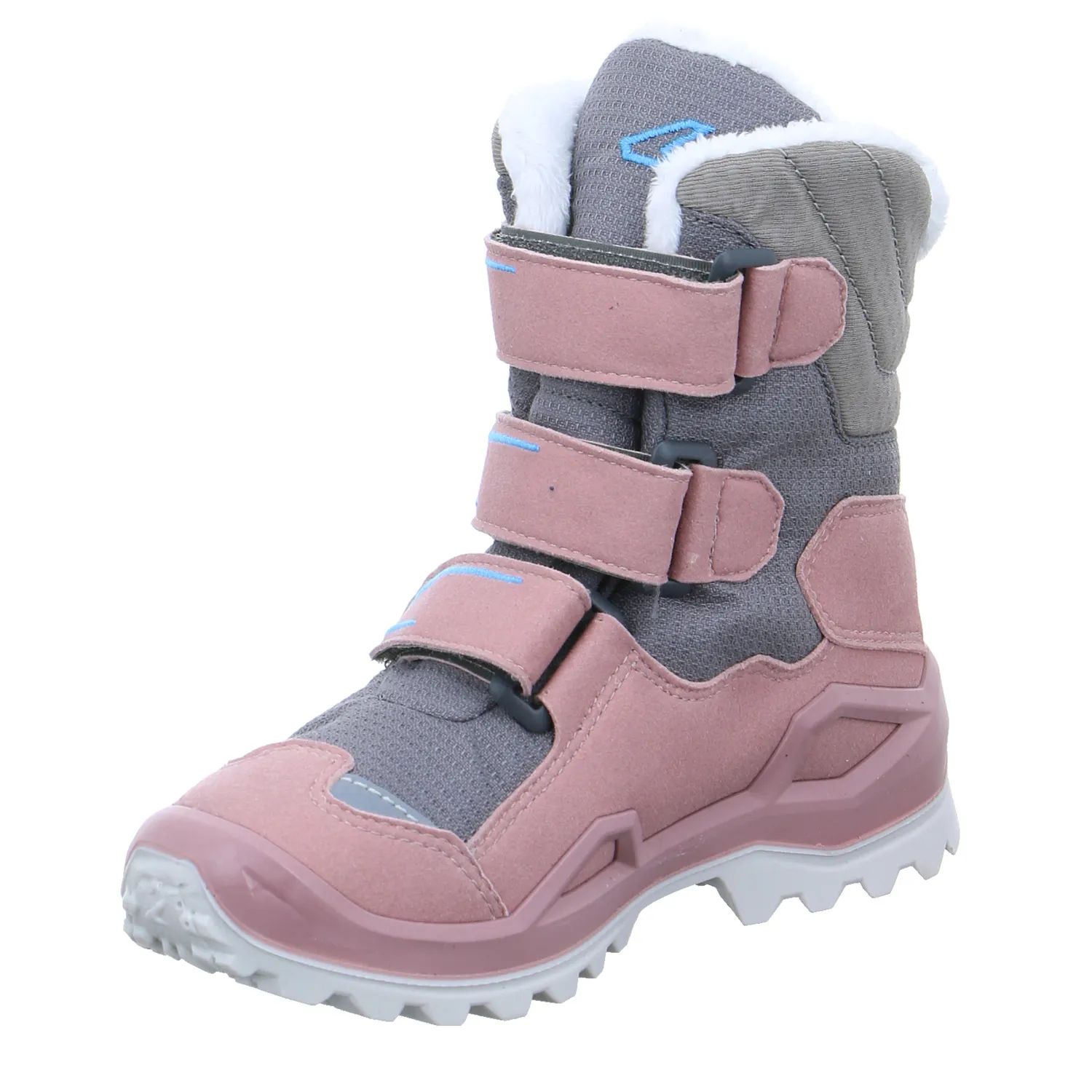 LOWA Kleinkinder-Snowboot  Membran Rosa Textil  Winterstiefel Mädchen