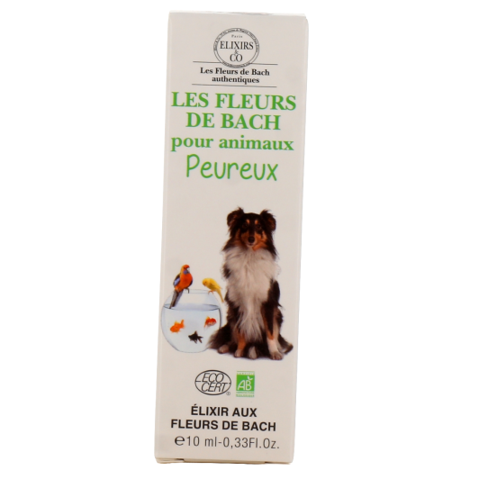 Spray Les Fleurs de Bach pour animaux peureux