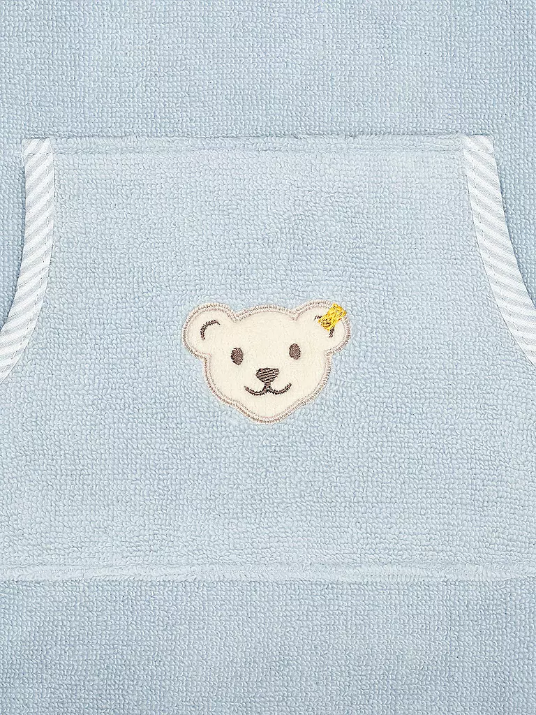 STEIFF Baby Bade Poncho  hellblau