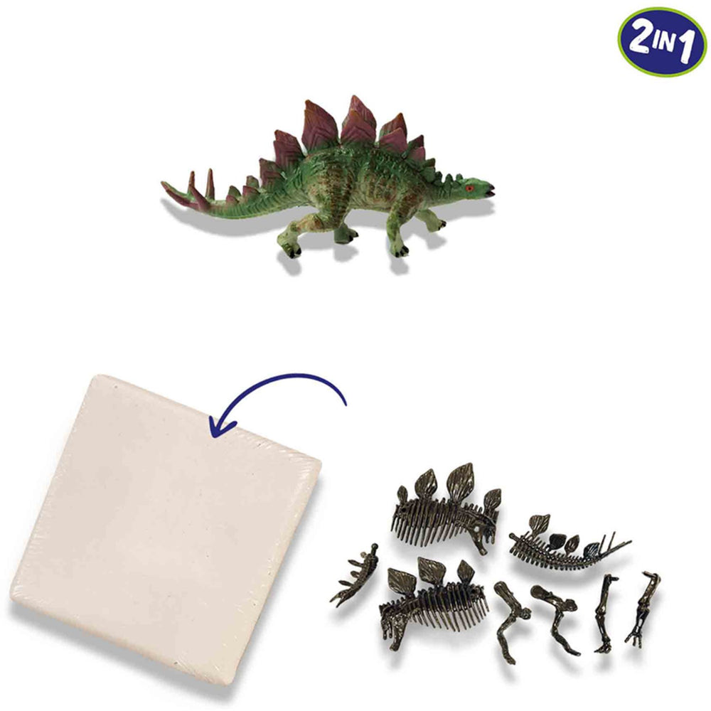 Køb SES Creative Explore Udhug - Dino og Skelet Stegosaurus
