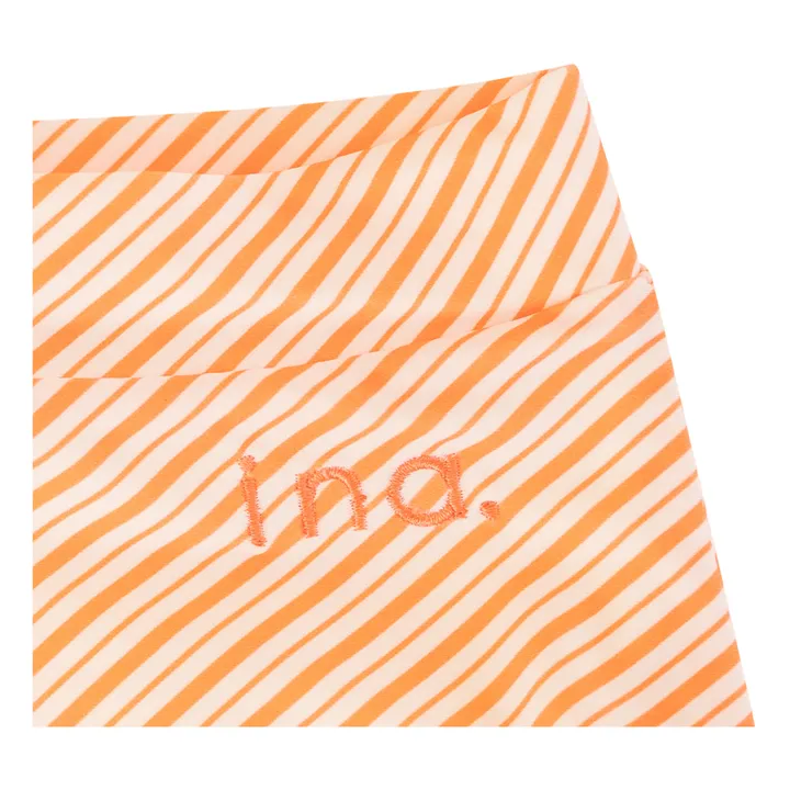 Ina Swim Short de Bain Lumi Rayé | Corail