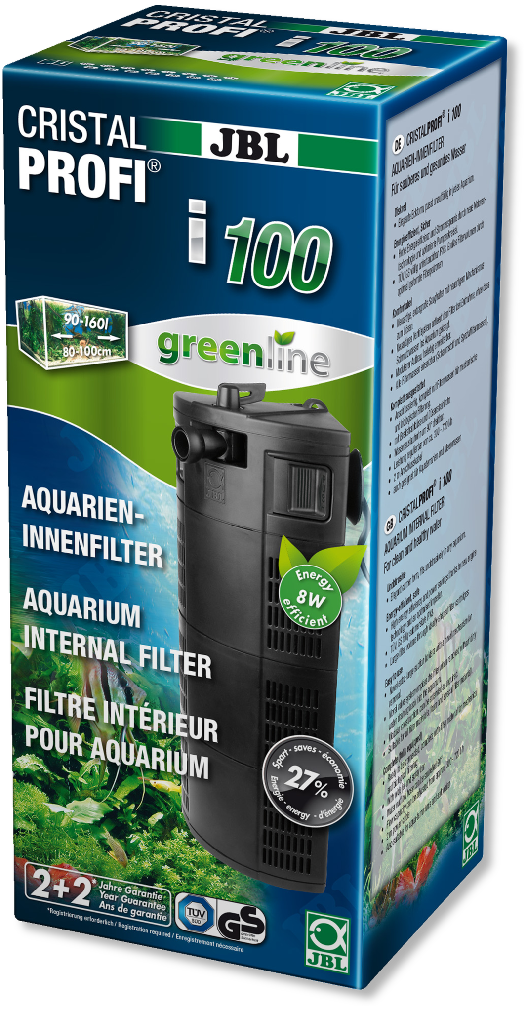 JBL CristalProfi i100 Greenline |   Filtermassa