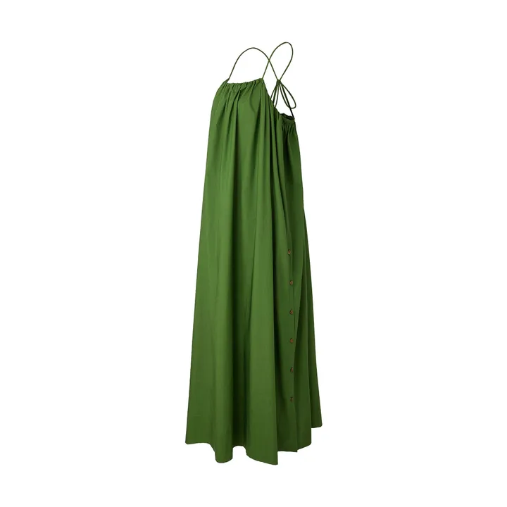 Soeur Robe Arielle Popeline de Coton | Vert