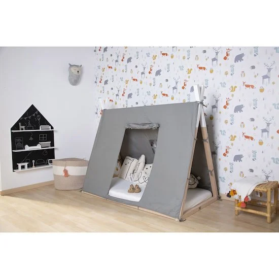 Toile de lit tipi 70x140   Gris        de               Childhome