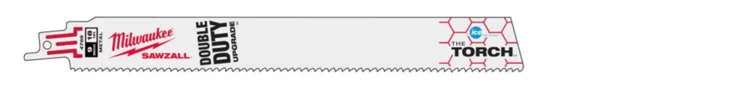 Milwaukee 48004788 Torch Ice Edge Reciprozaagblad - 230 x 18TPI - Metaal (5st)