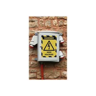 Durable Duraframe Magnetic Security - Cadre d'affichage magnétique bicolore - A4 - jaune/noir