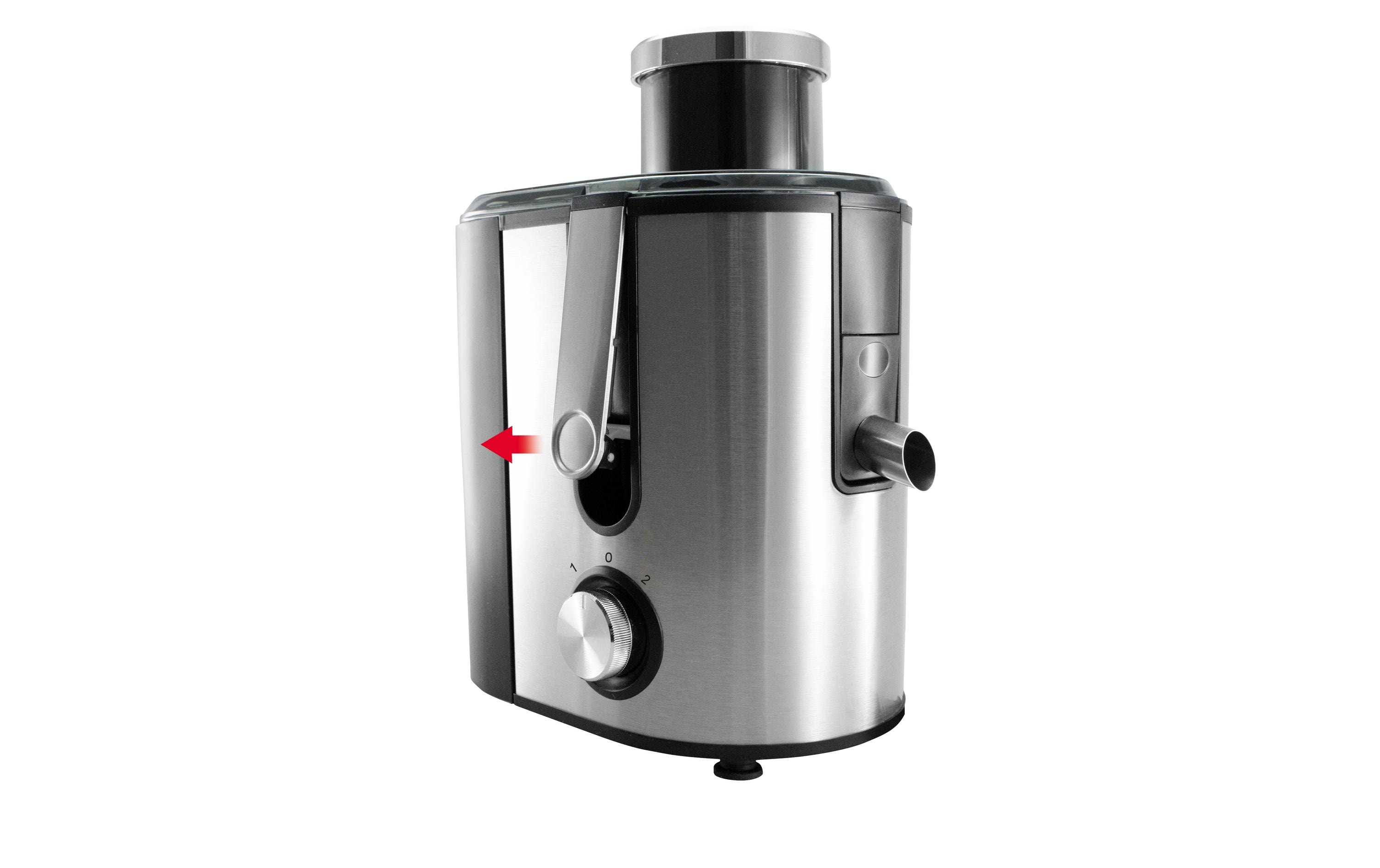 Entsafter Vital Juicer Schwarz/SilberSlow Juicer für alle Obst- und Gemüsesorten