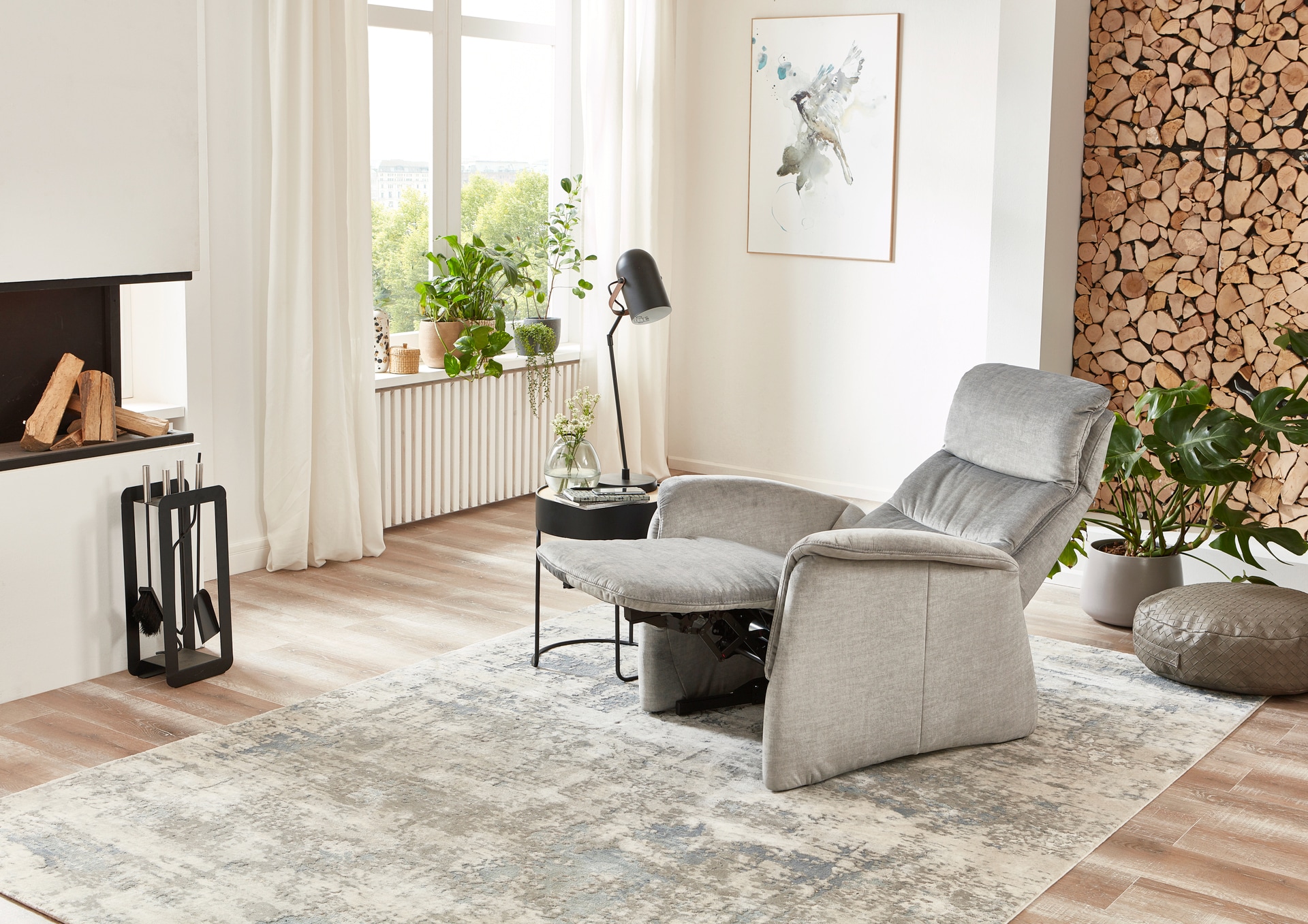 MONDO Relaxsessel CASIO RELAX silvergrau