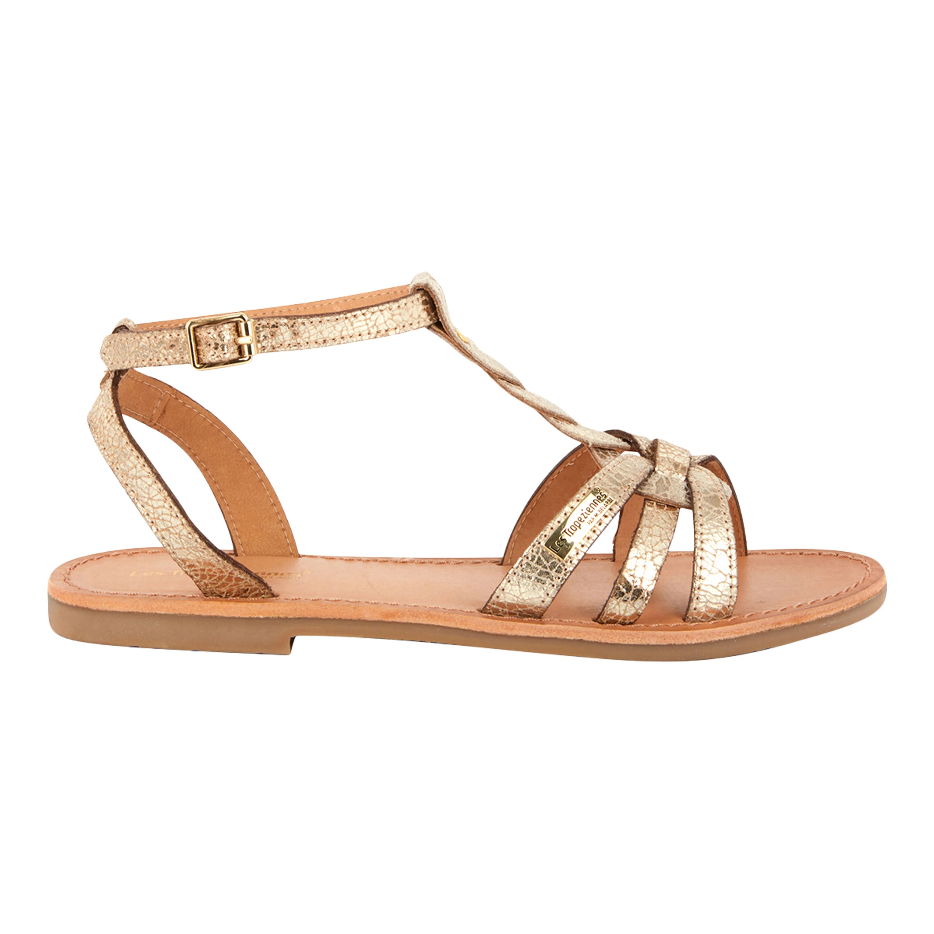 Sandales cuirhamsuni | Doré