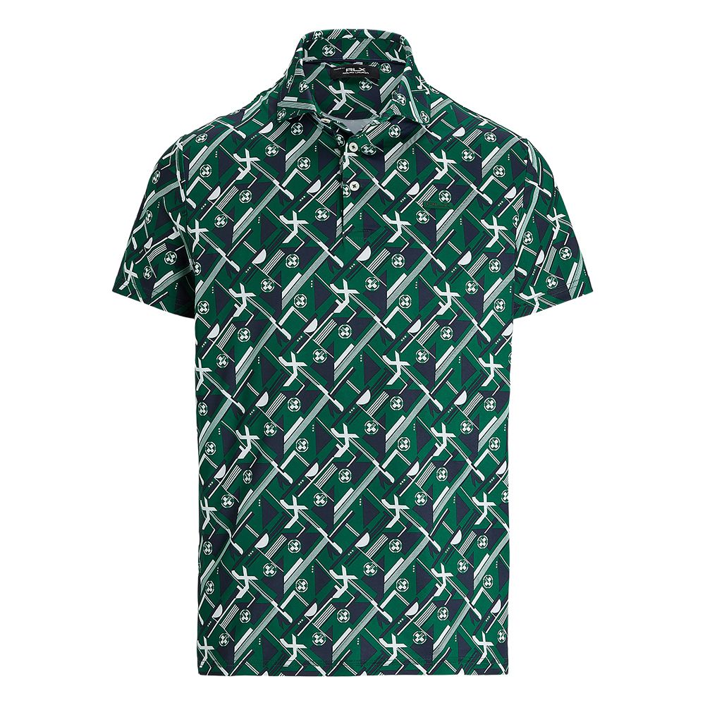 Tailored Fit Pique Herre Grønn Graphic