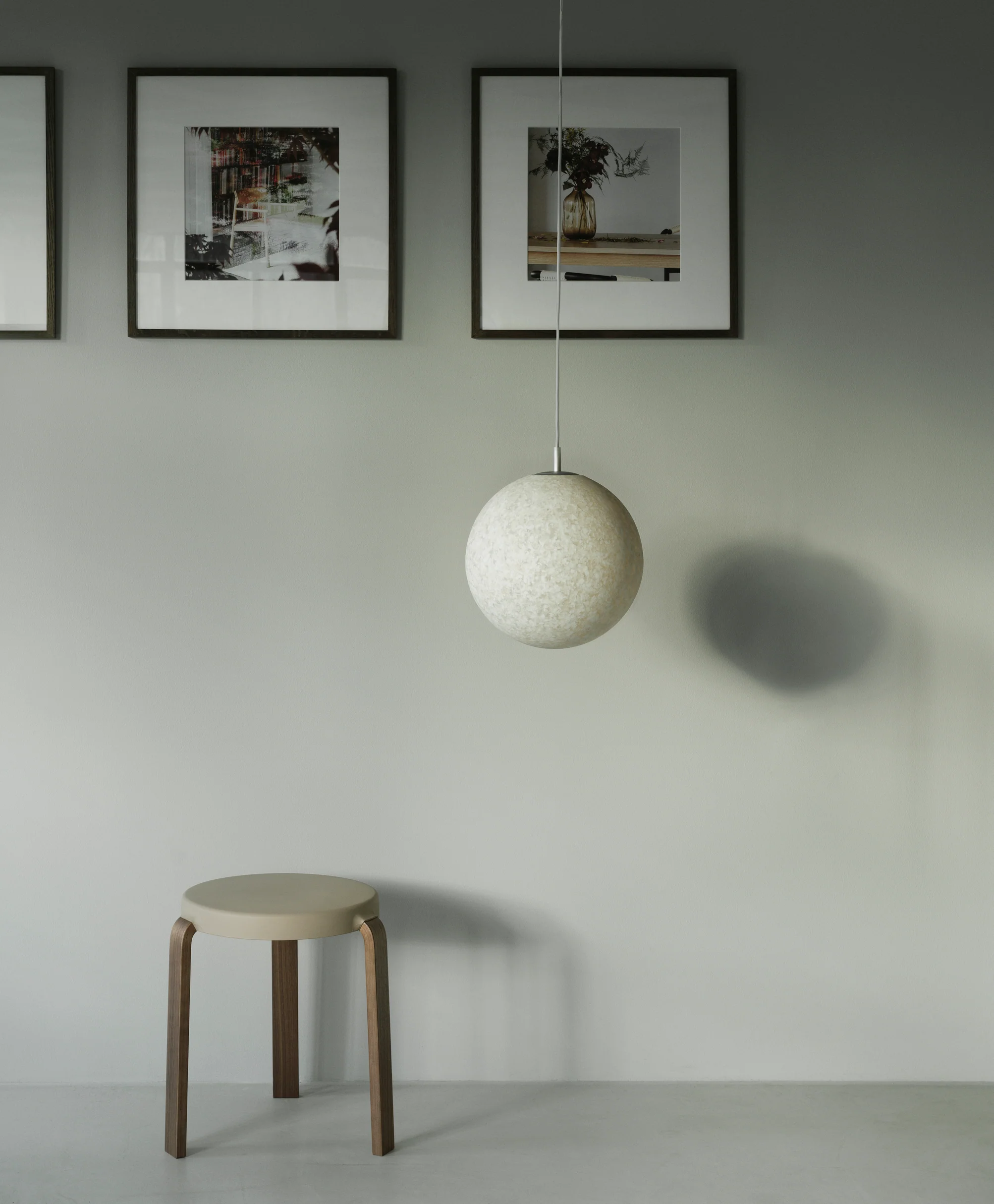 Normann Copenhagen  Pix lampe, hvid - Ø30 cm.