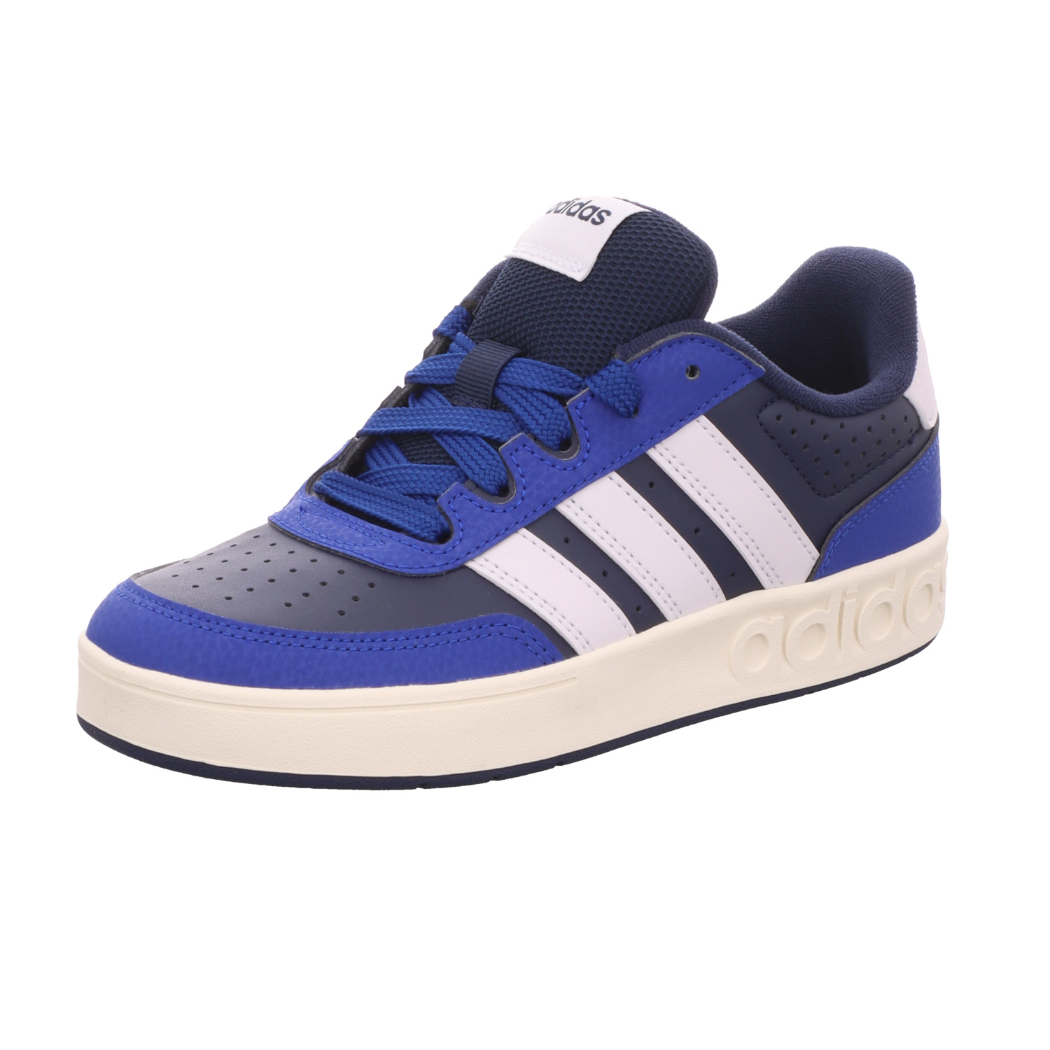 adidas Kinder-Jungen-Sneaker Blau-Schwarz-Weiß