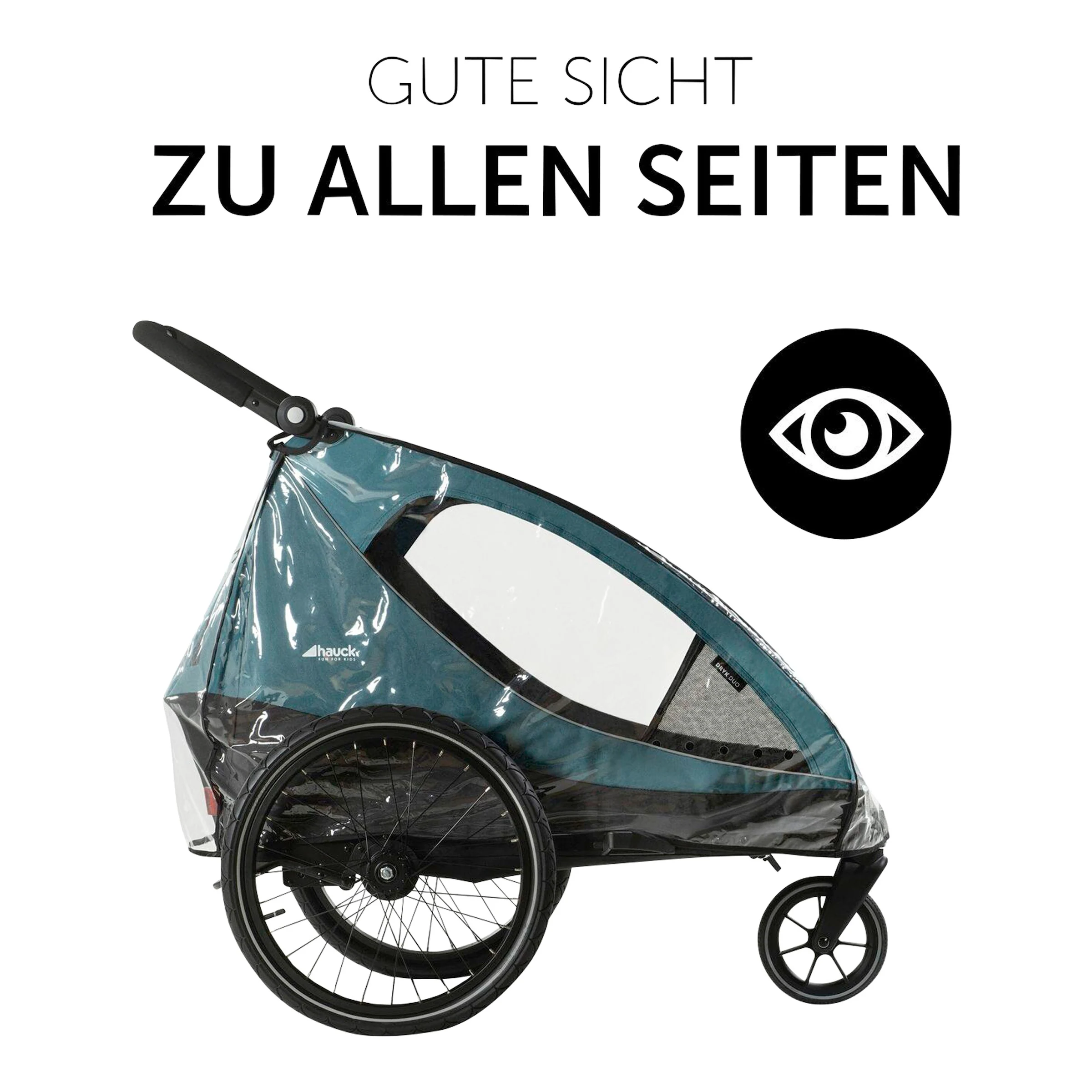 Hauck Regenverdeck für Dryk Duo