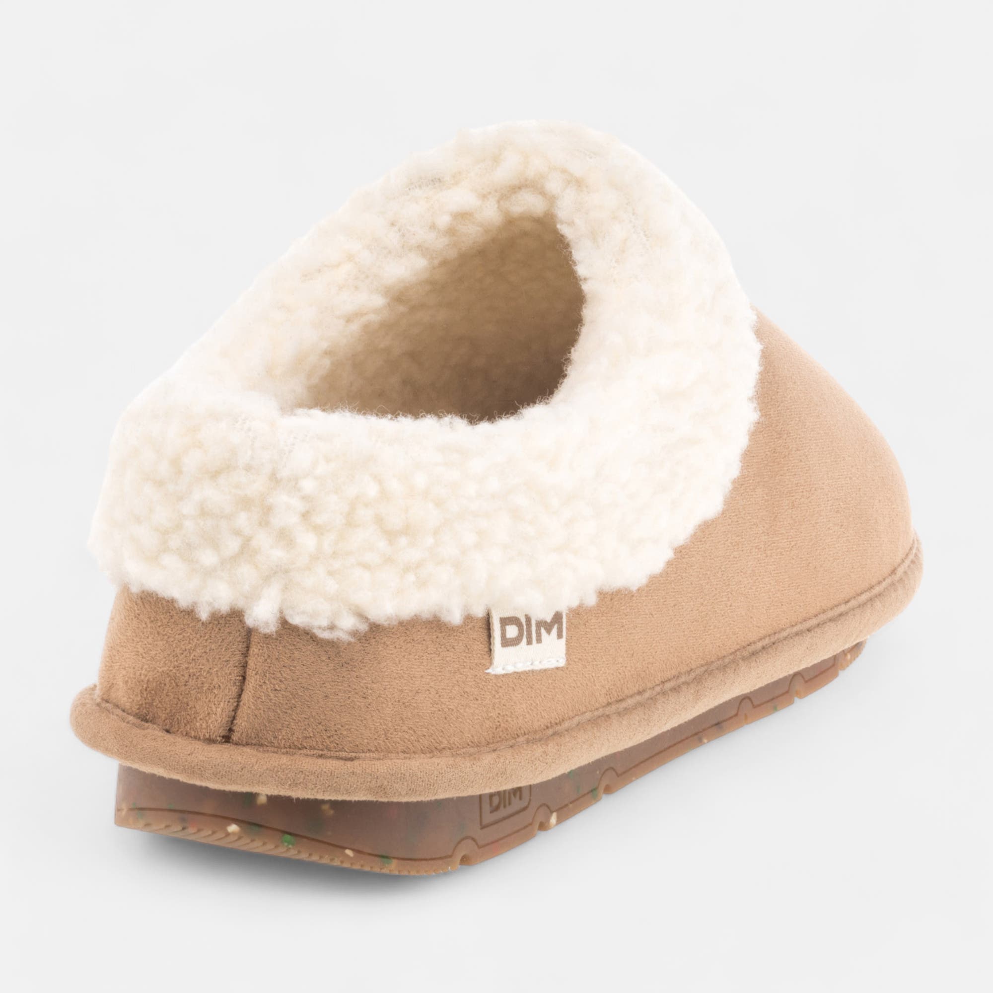 Pantoufles pieds sensibles Femme camel