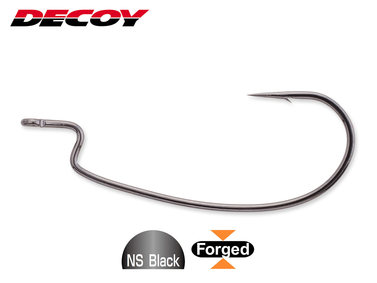Kg Hook Narrow Worm37 - Gr. 3(DECOY)