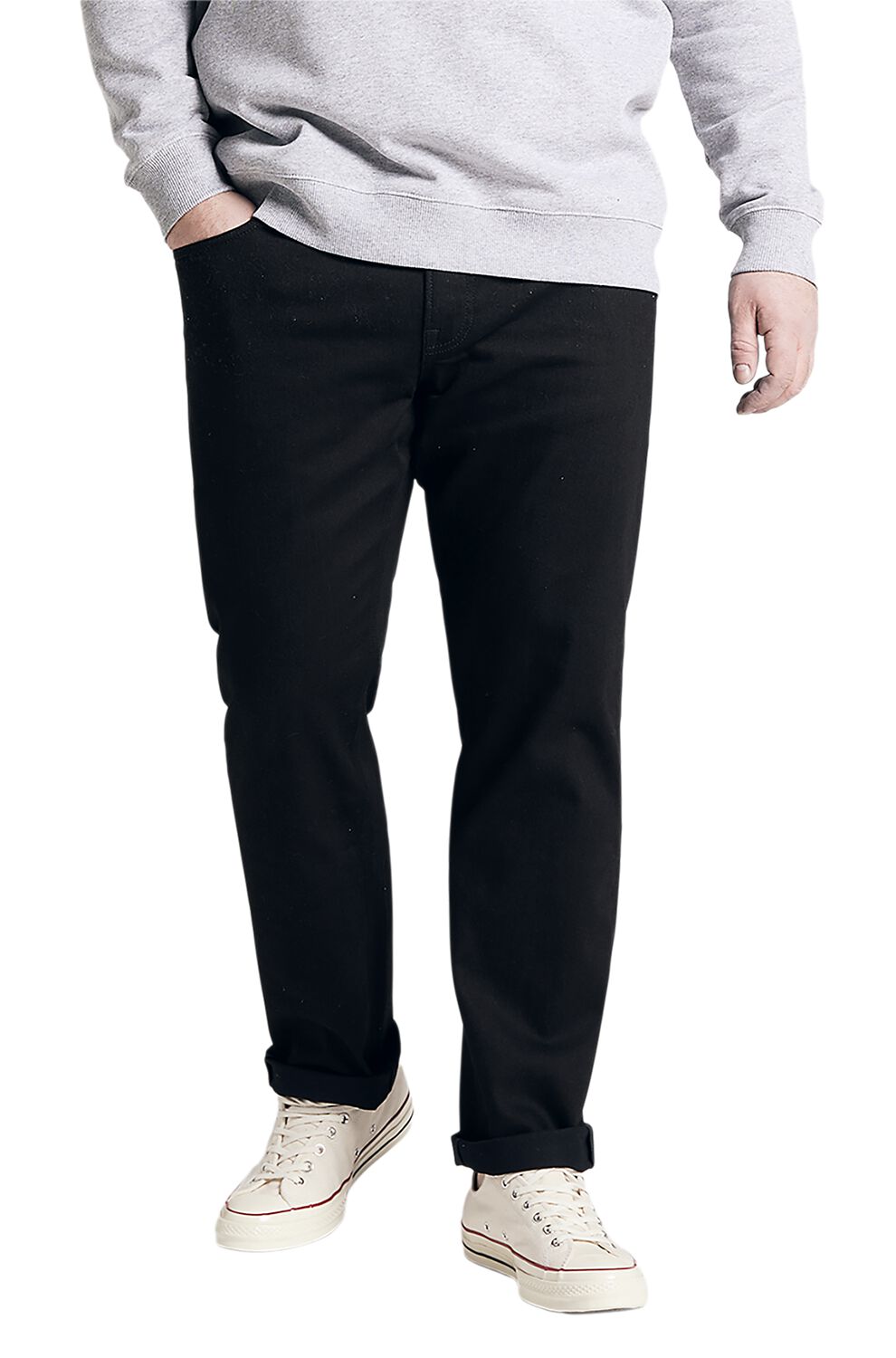 Daren Zip Fly Regular Straight Fit Noir Uni | Lee Jeans Jean