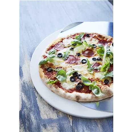 Dangrill pizzasten med alu bageplade Ø: 38cm