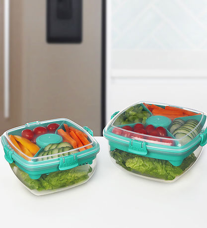 Sistema Madkasse m. Tilbeh?r - Salad - 1,1 L - Turkis