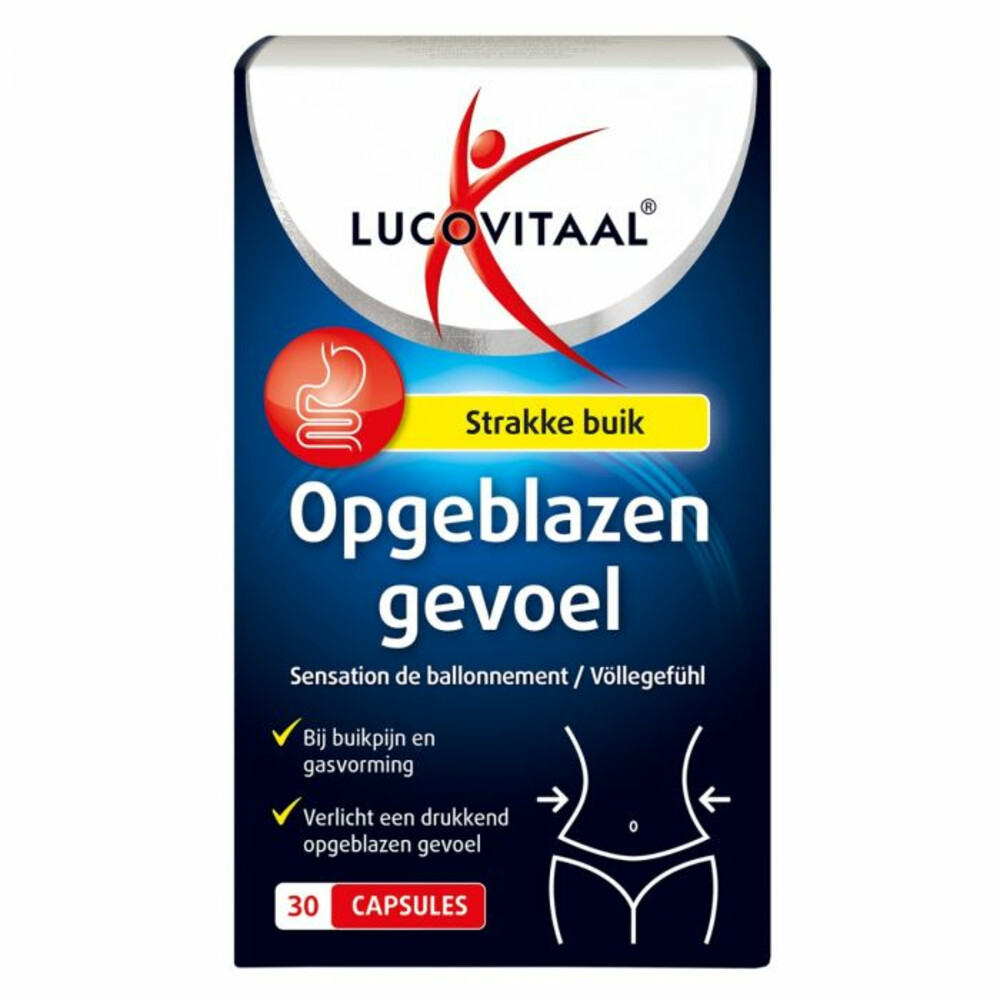 Lucovitaal Opgeblazen Gevoel 30 capsules