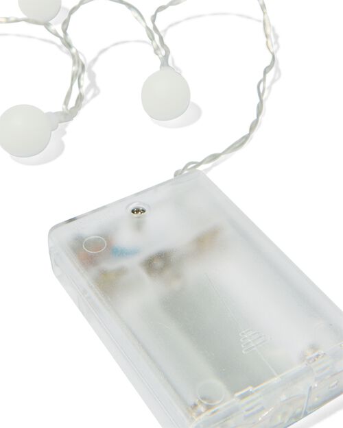 guirlande lumineuse 5,1m avec 50 ampoules LED colorées - boules