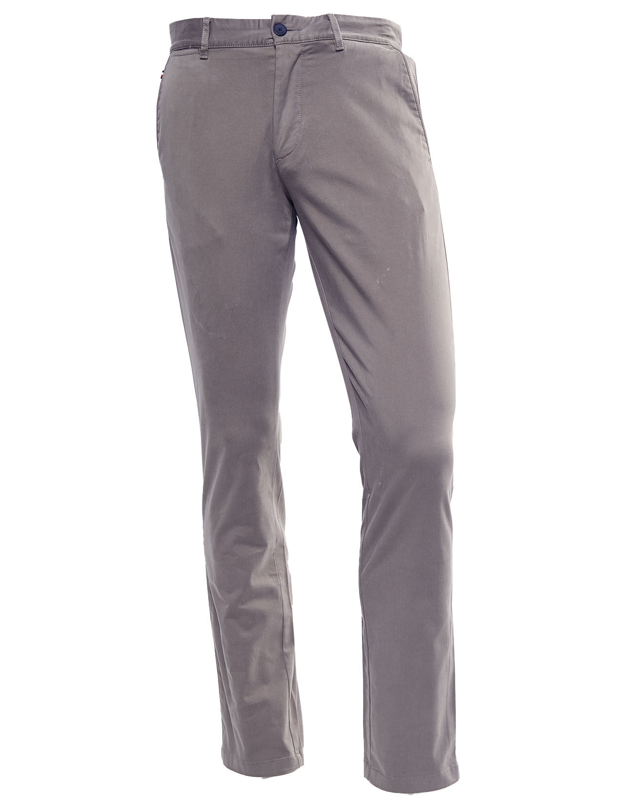 Tommy Hilfiger Pantalon chino en Coton Bio Denton Flex taupe