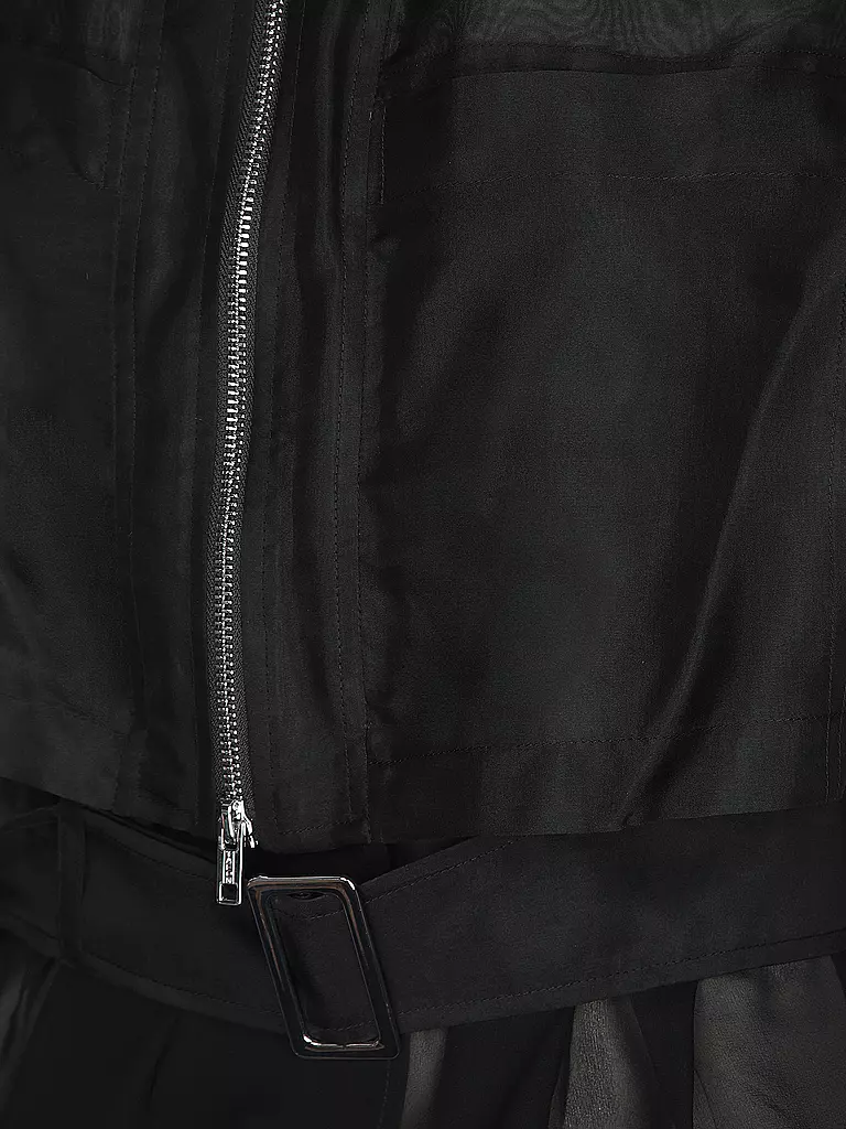 PHILLIP LIM Seidenblouson ORGANZA schwarz