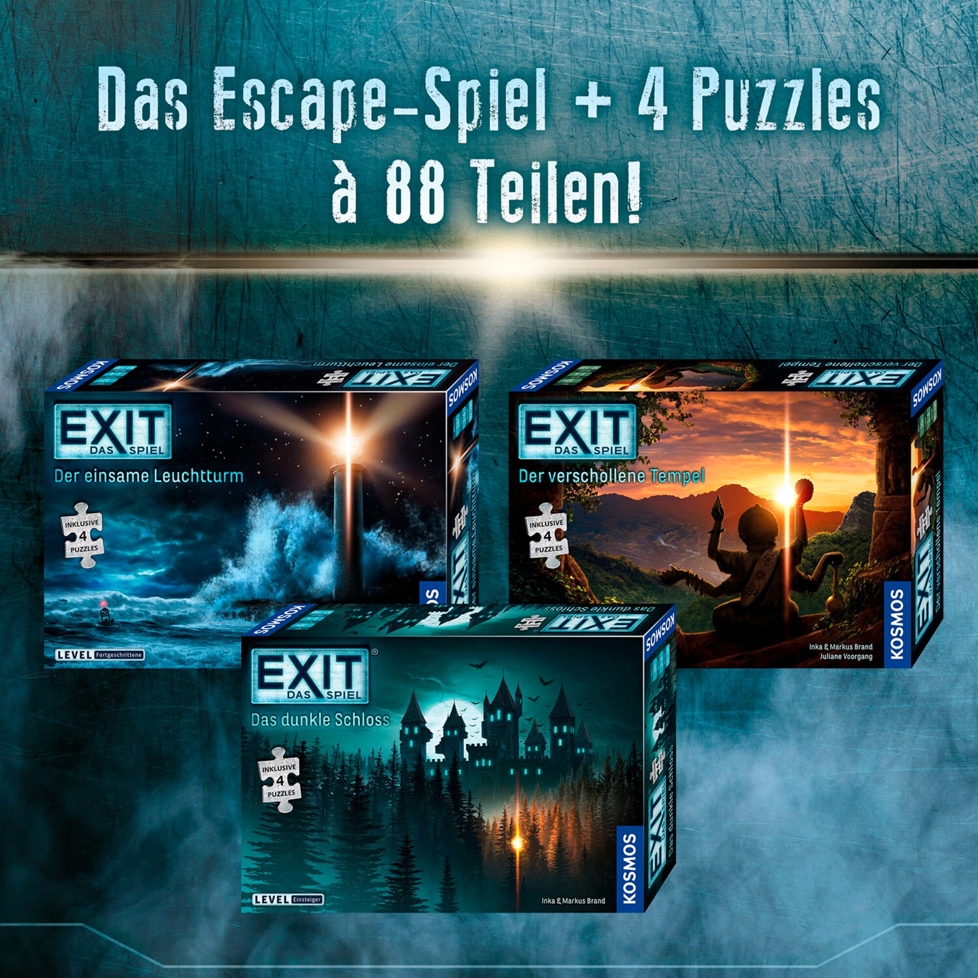 Kosmos Partyspiel EXIT - Das Spiel + Puzzle - Der einsame Leuchtturm